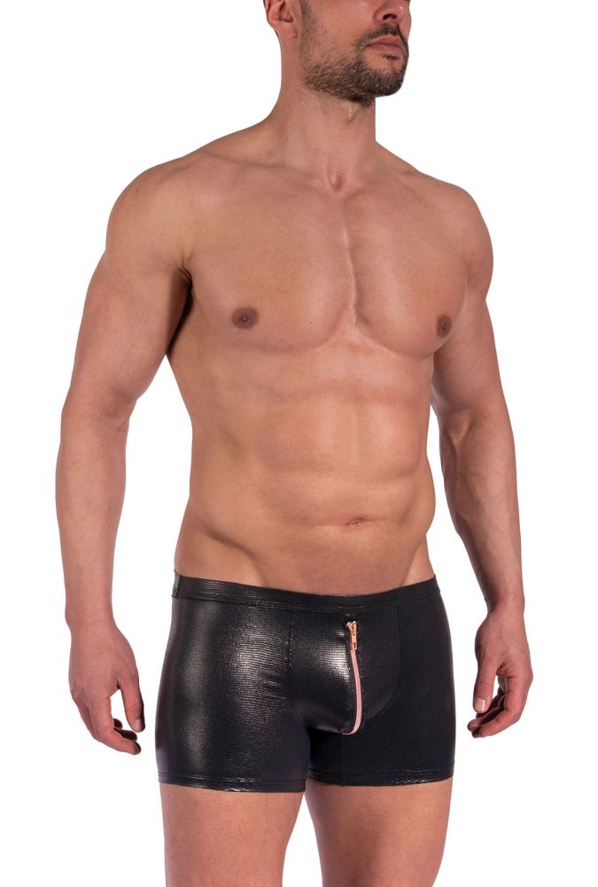 Zipped Pants M2369 - Boxer in Schlangenleder-Optik - MANSTORE - Shop Deutschland Noodosz