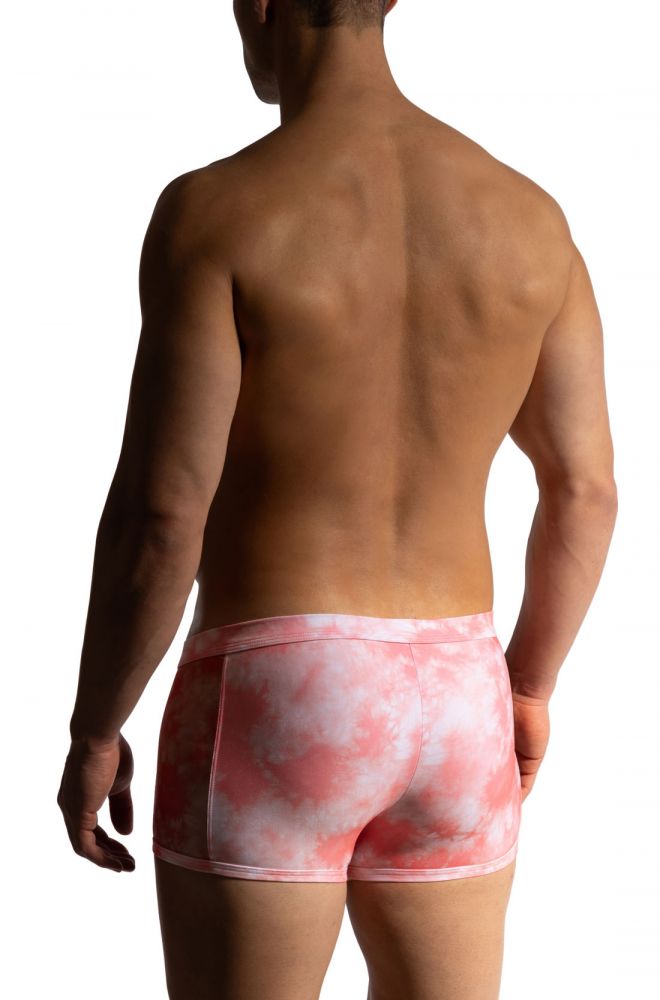 Micro Pants M2472 mit Wolkenprint und transparenten Einsätzen - MANSTORE - Shop Deutschland Noodosz