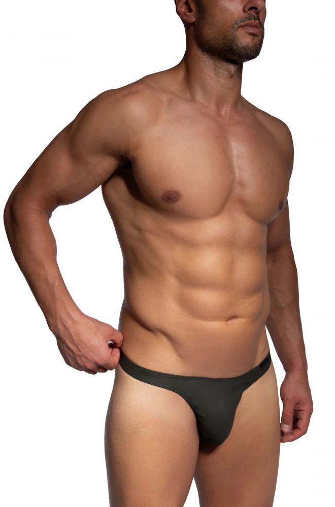 Herren String Tower M2486 in Olive - MANSTORE - Shop Deutschland Noodosz