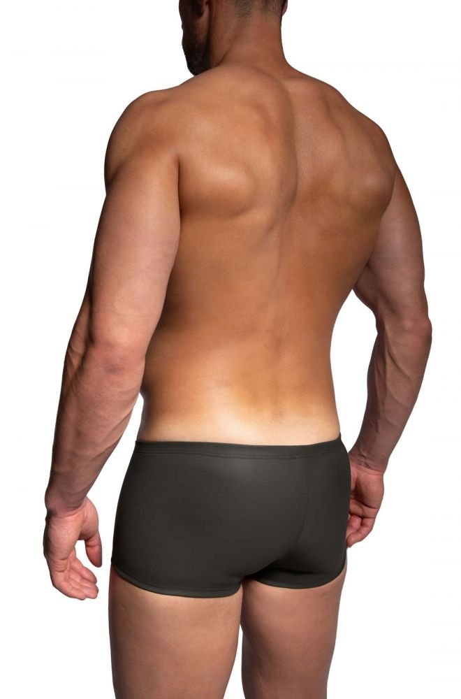 Popper Pants M2486 Olive in Lederoptik - MANSTORE - Shop Deutschland Noodosz