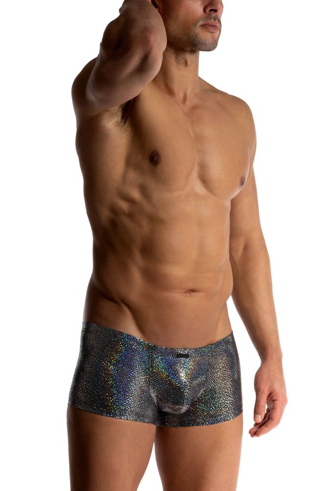 Herren Micro Pants M2511 Schwarz/Silber - MANSTORE - Shop Deutschland Noodosz