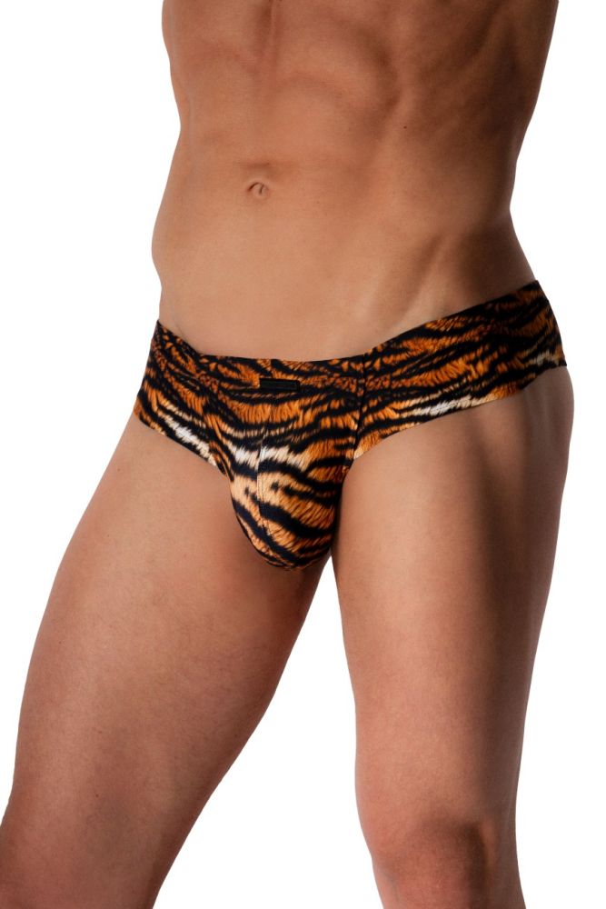 Herren Cheeky Slip M2568 im Tiger-Print