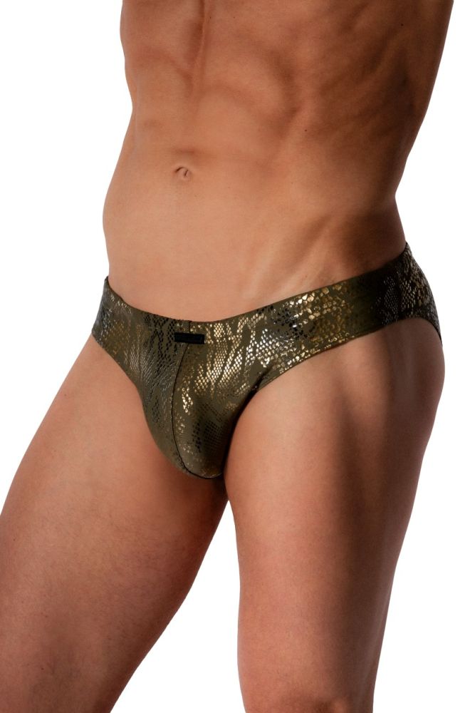 Micro Brief M2579 – Badeslip & Slip mit Schlangenprint