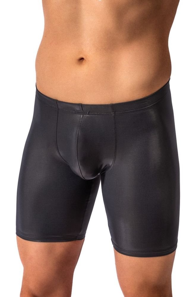 Biker Pants M2614 – Boxershorts mit längerem Bein in soft Lederoptik - MANSTORE - Shop Deutschland Noodosz