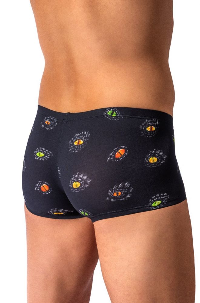 Micro Pants M2622 – kurze Boxershorts mit Drachenaugen-Muster - MANSTORE - Shop Deutschland Noodosz