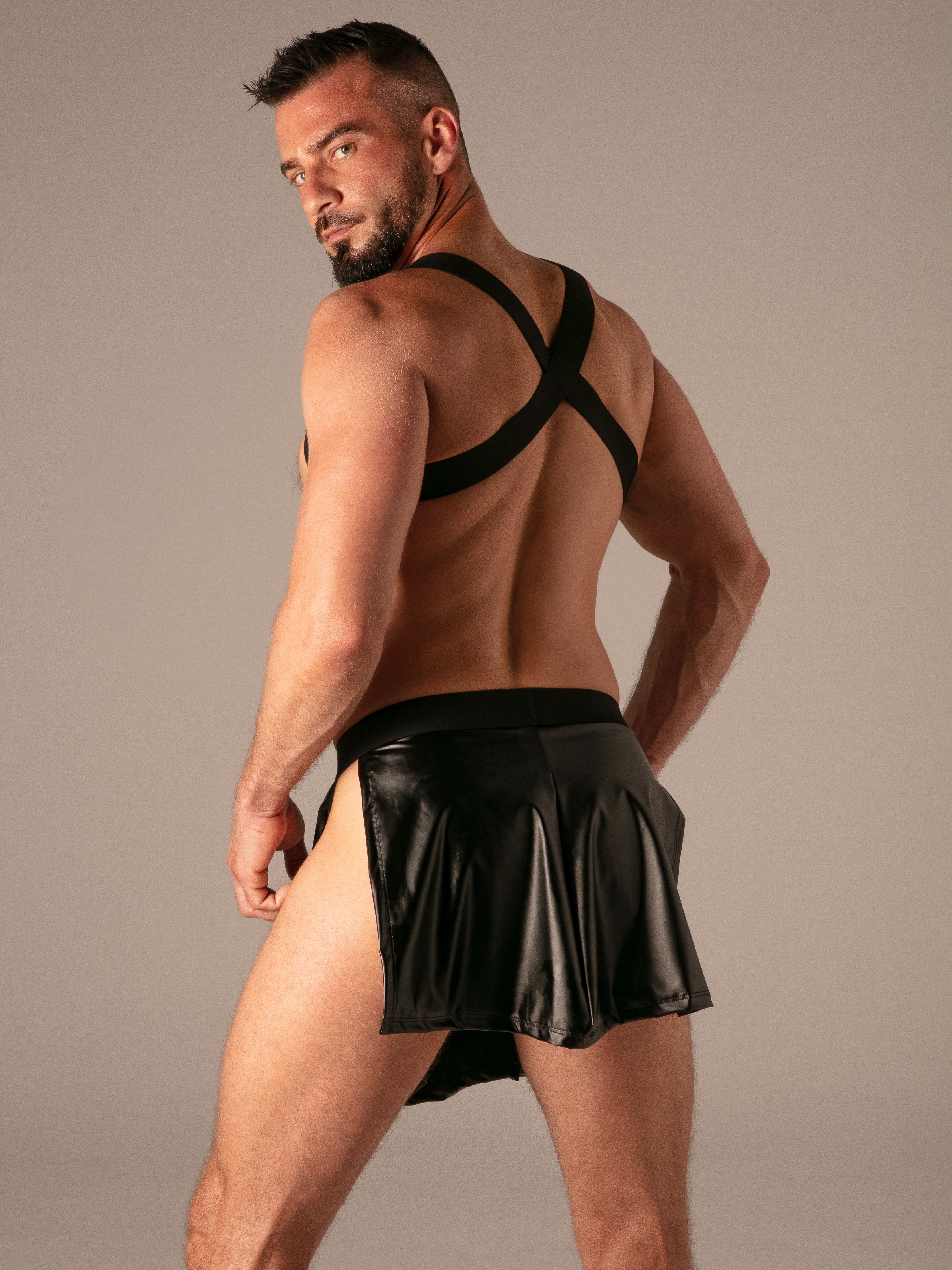 Master Zip Apron, Faltenrock & Front-Zip