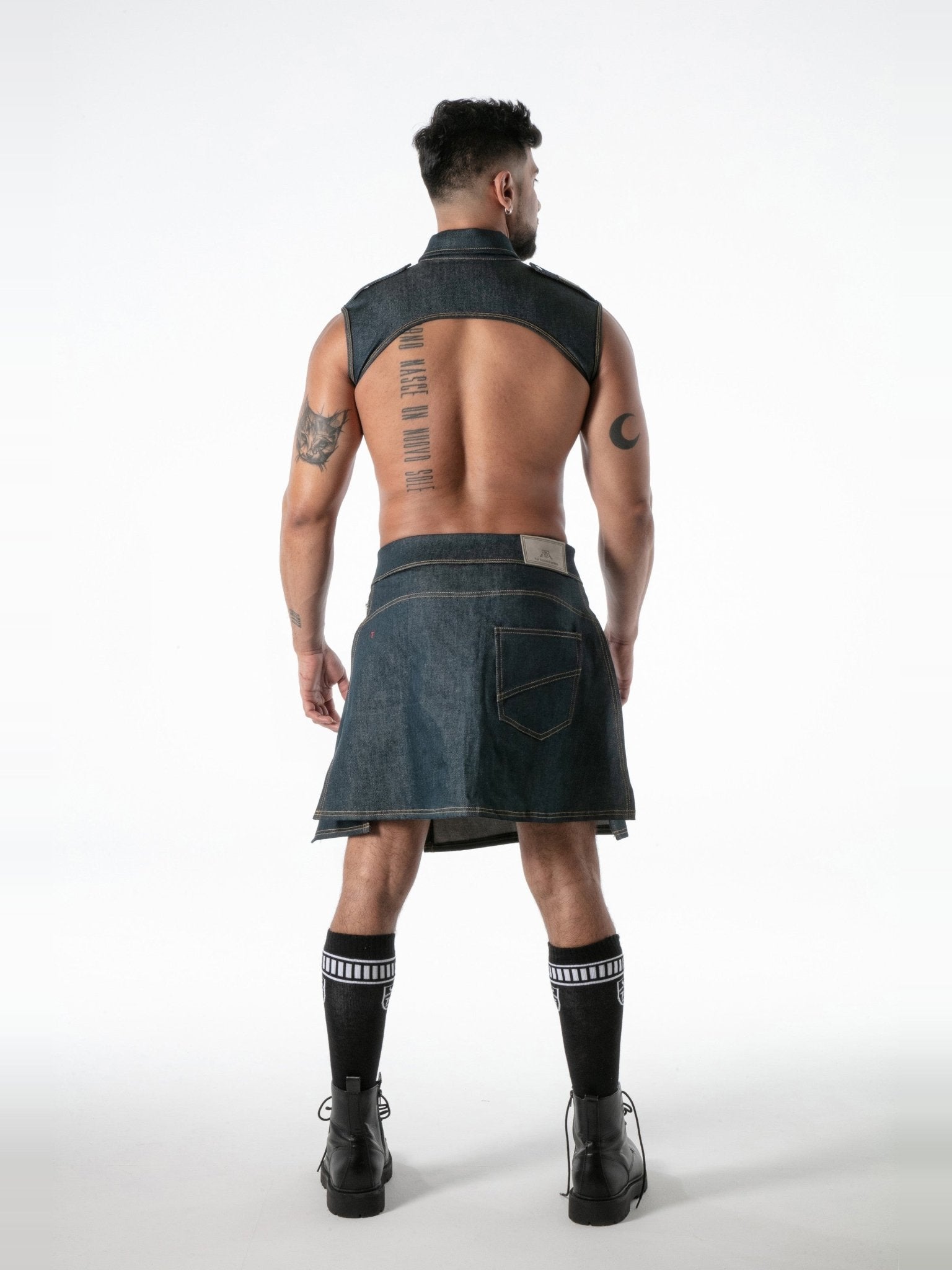 Denim Raw Shirt Collar, Harness - TOF Paris - Shop Deutschland Noodosz