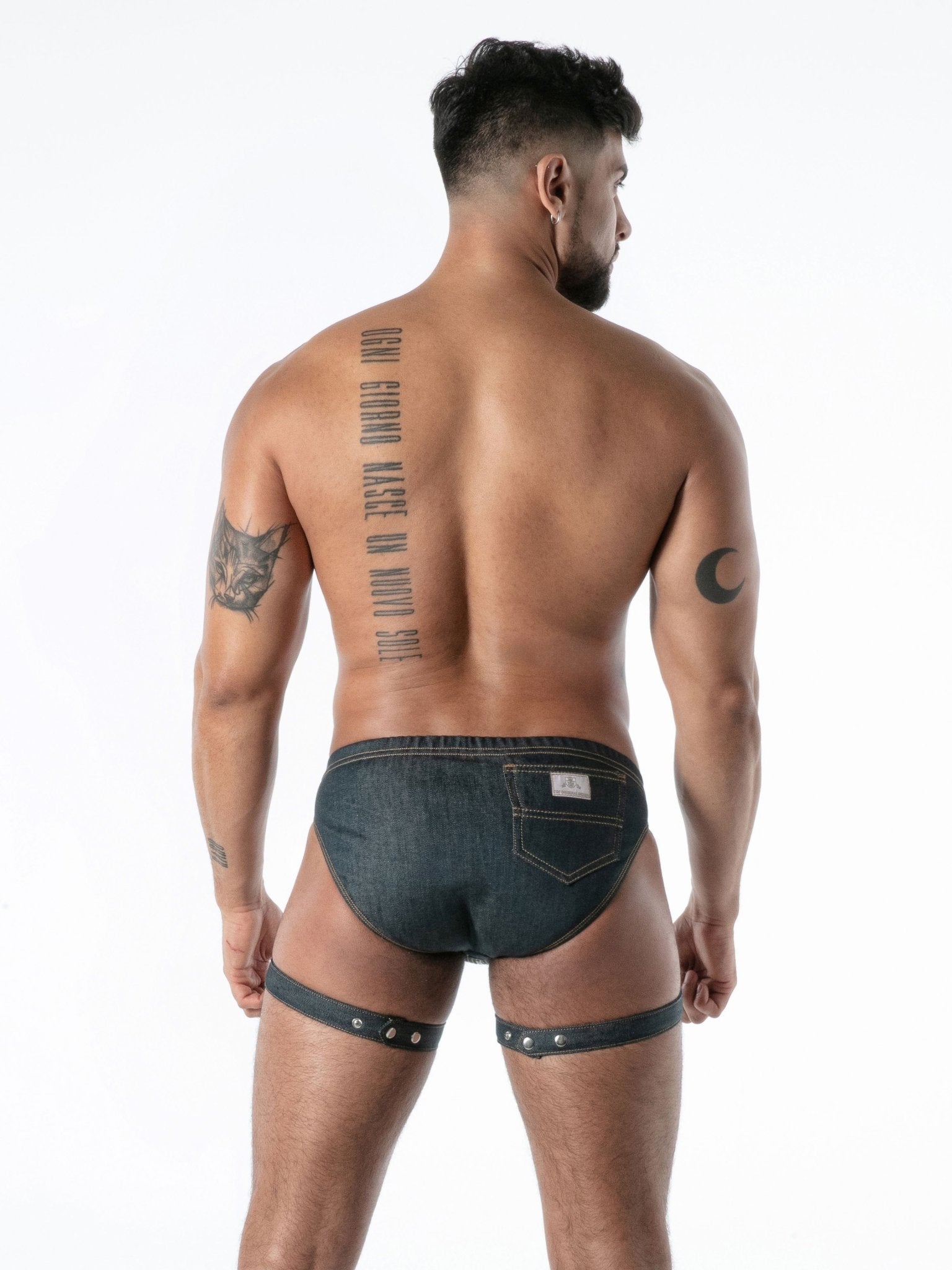 Raw Denim Leg Harness - TOF Paris - Shop Deutschland Noodosz