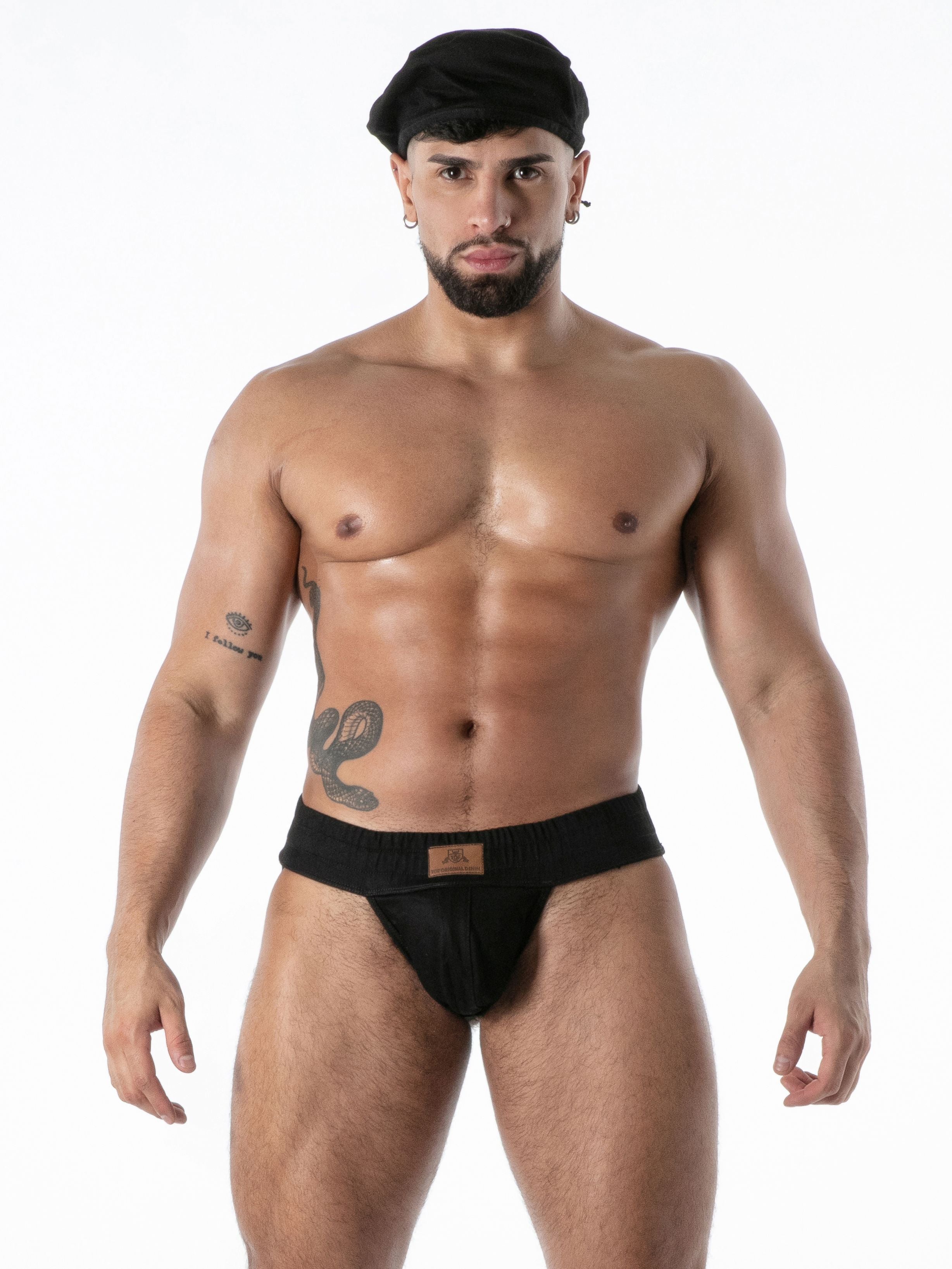 Raw Denim Jockstrap