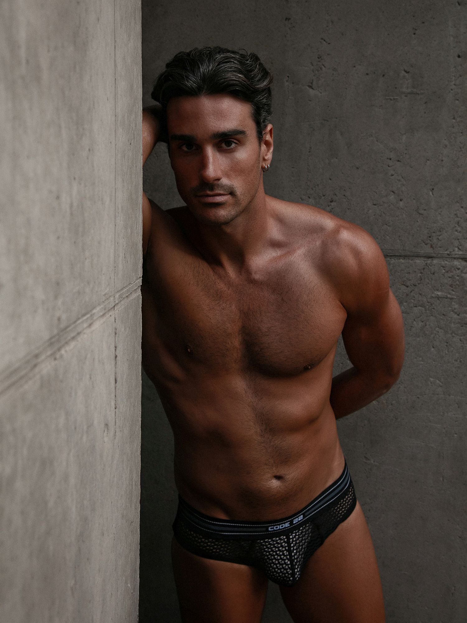 CODE 22 OPENWORK MESH BRIEF 2141 -  Unterhose, Slip Code 22 Kleidung & Accessoires:Herren:Herrenmode:Unterwäsche nudosz.myshopify.com