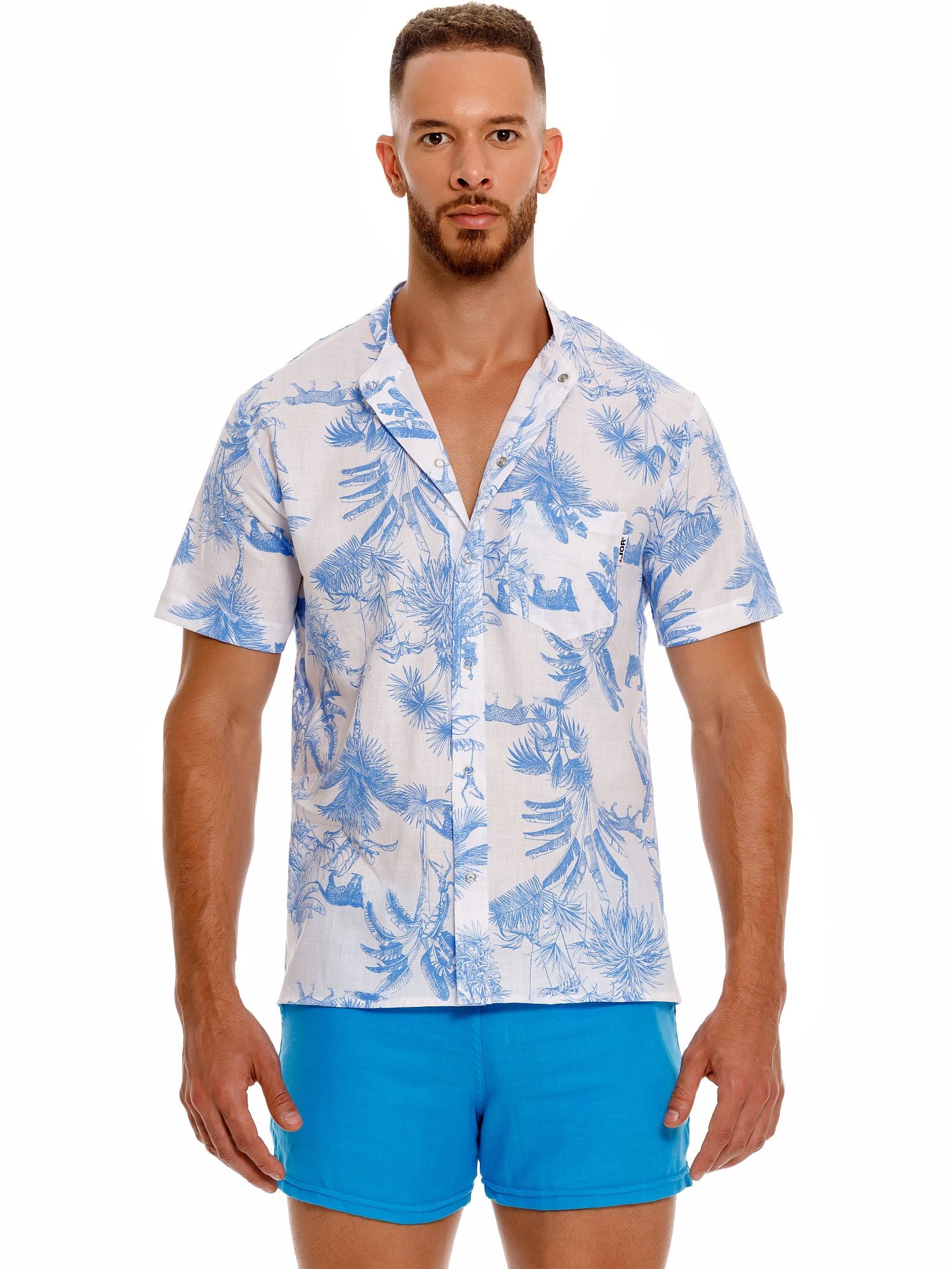 JOR QATAR summer shirt, linen, short sleeve 2027