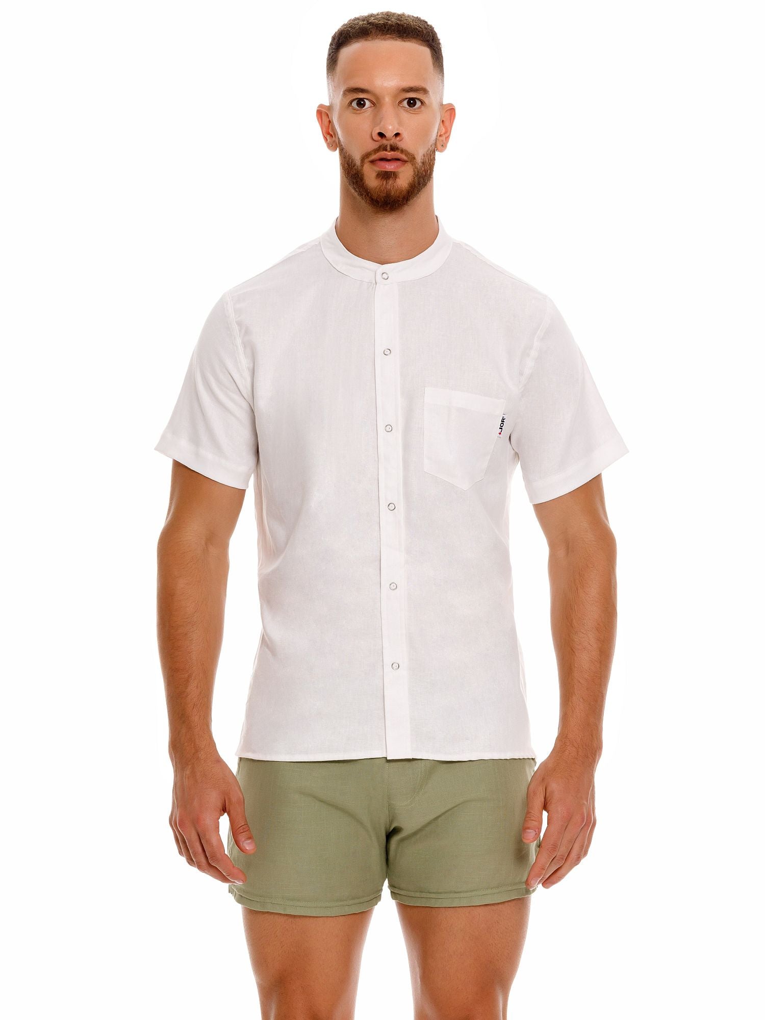 JOR QATAR summer shirt, linen, short sleeve 2027