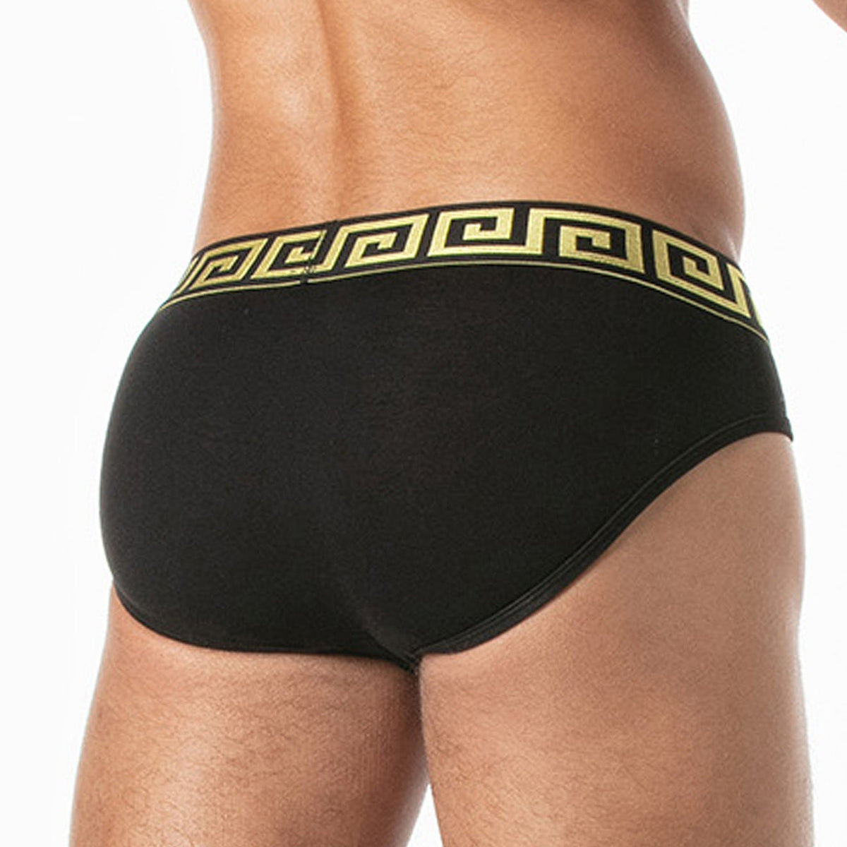 Invictus-Slips Schwarz Gold-1