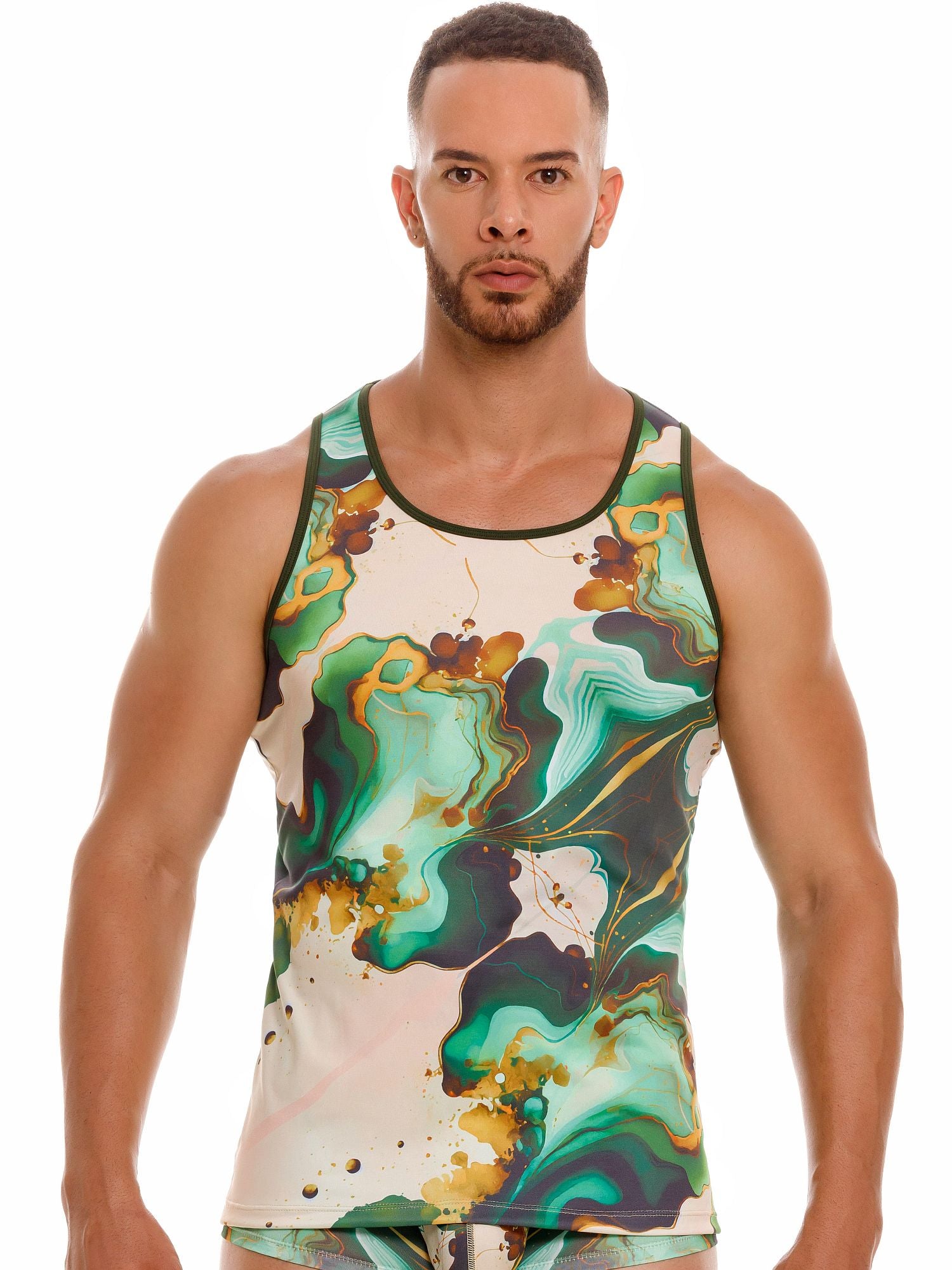 JOR 1533 GEISHA TANK - Top printed