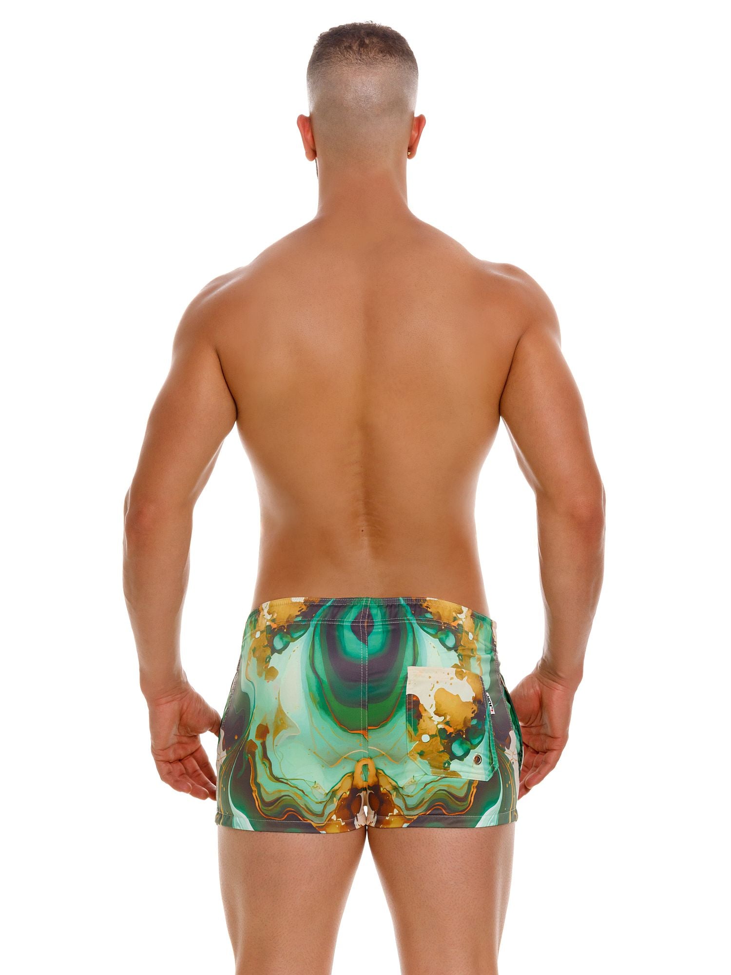 Short de bain JOR 2013 SMILE short de surf imprimé rayures 