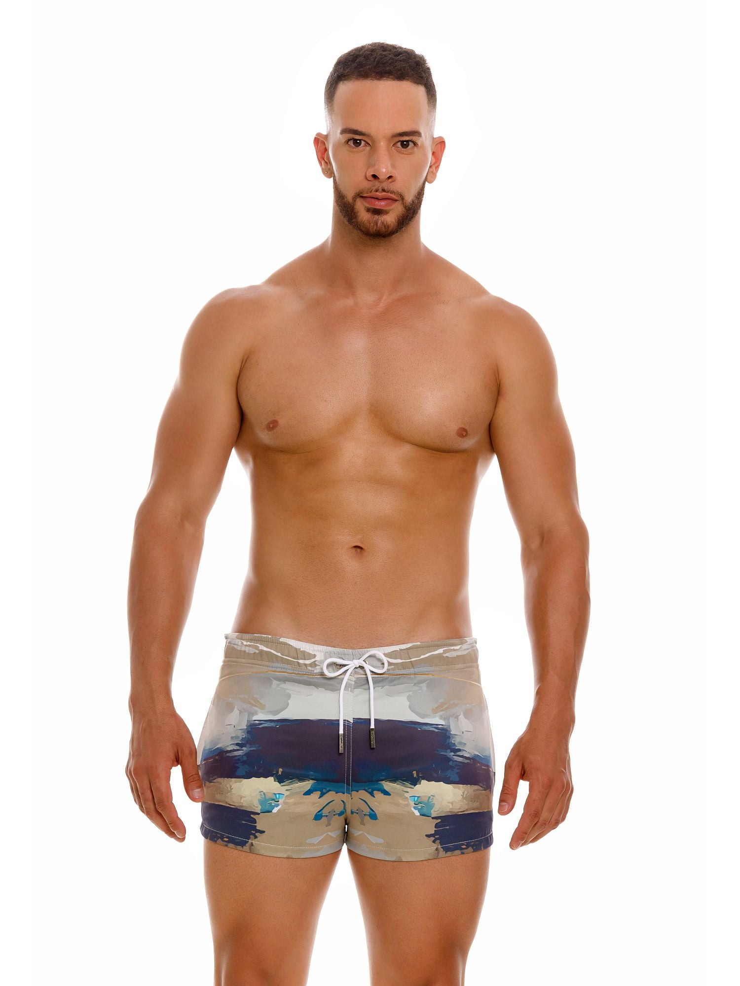 JOR 2013 SMILE Swim Shorts Surfer Shorts Printed Stripes 