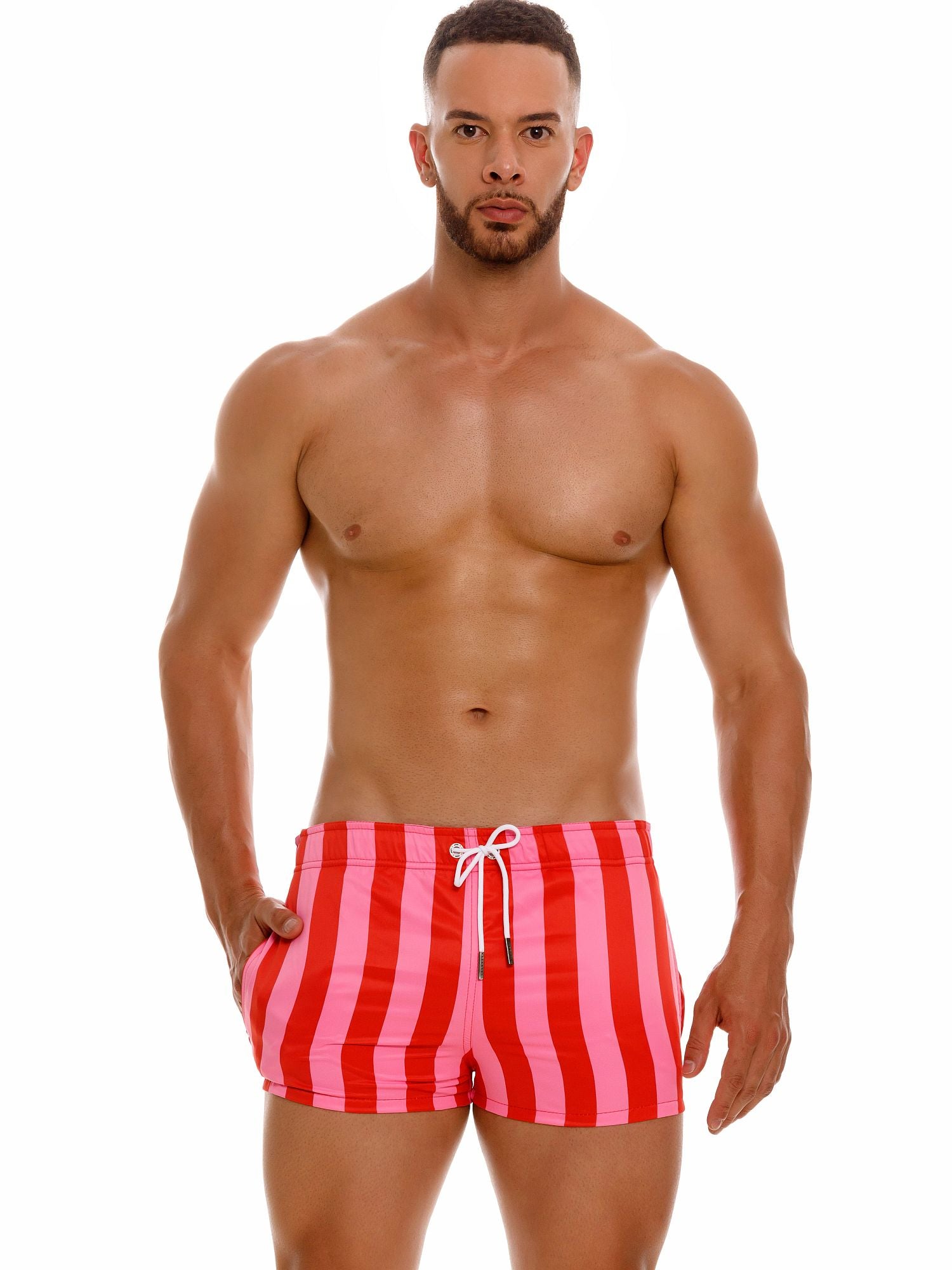 Short de bain JOR 2013 SMILE short de surf imprimé rayures 