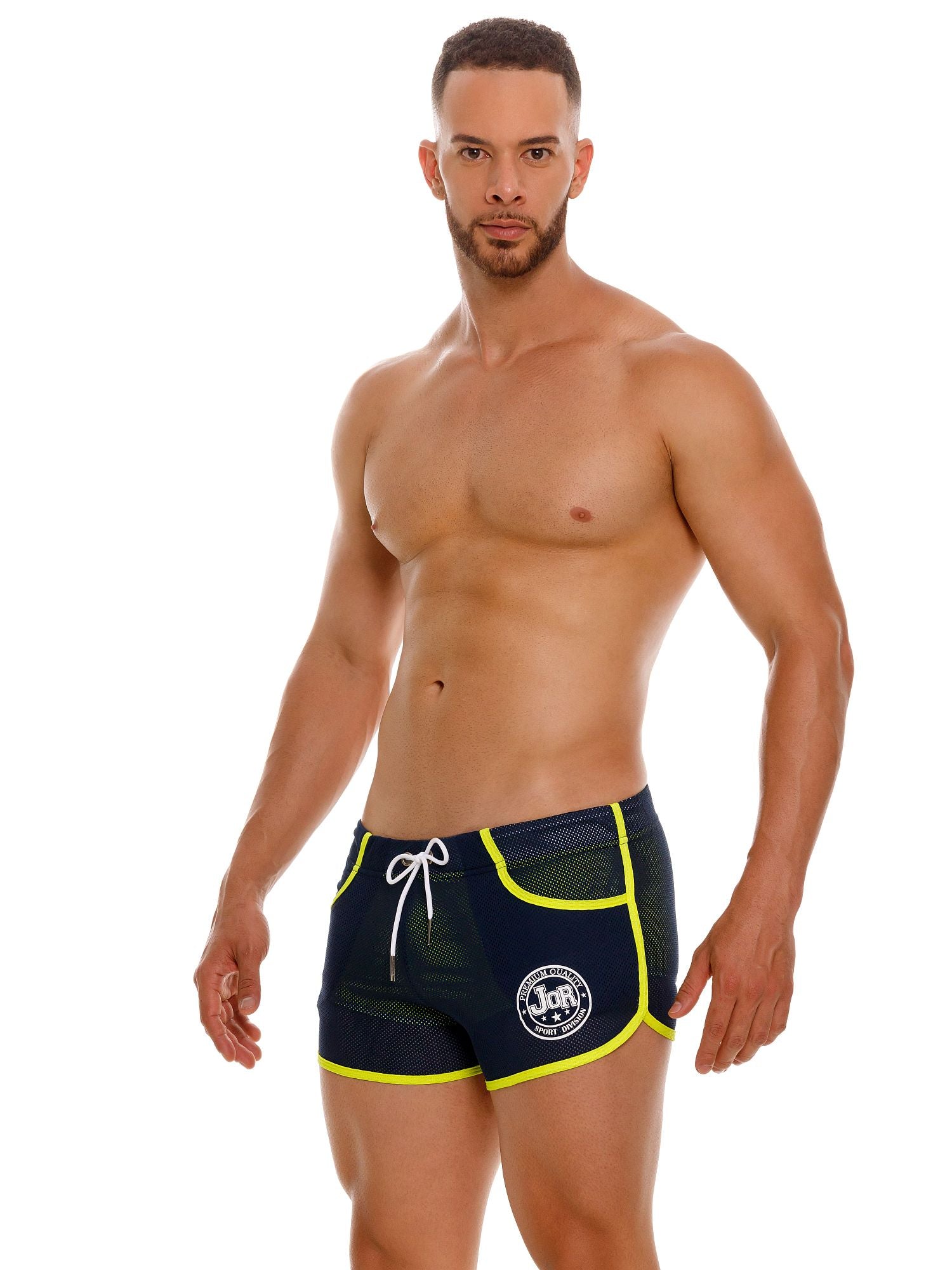 Short de sport court en maille JOR 1691 ELECTRO 