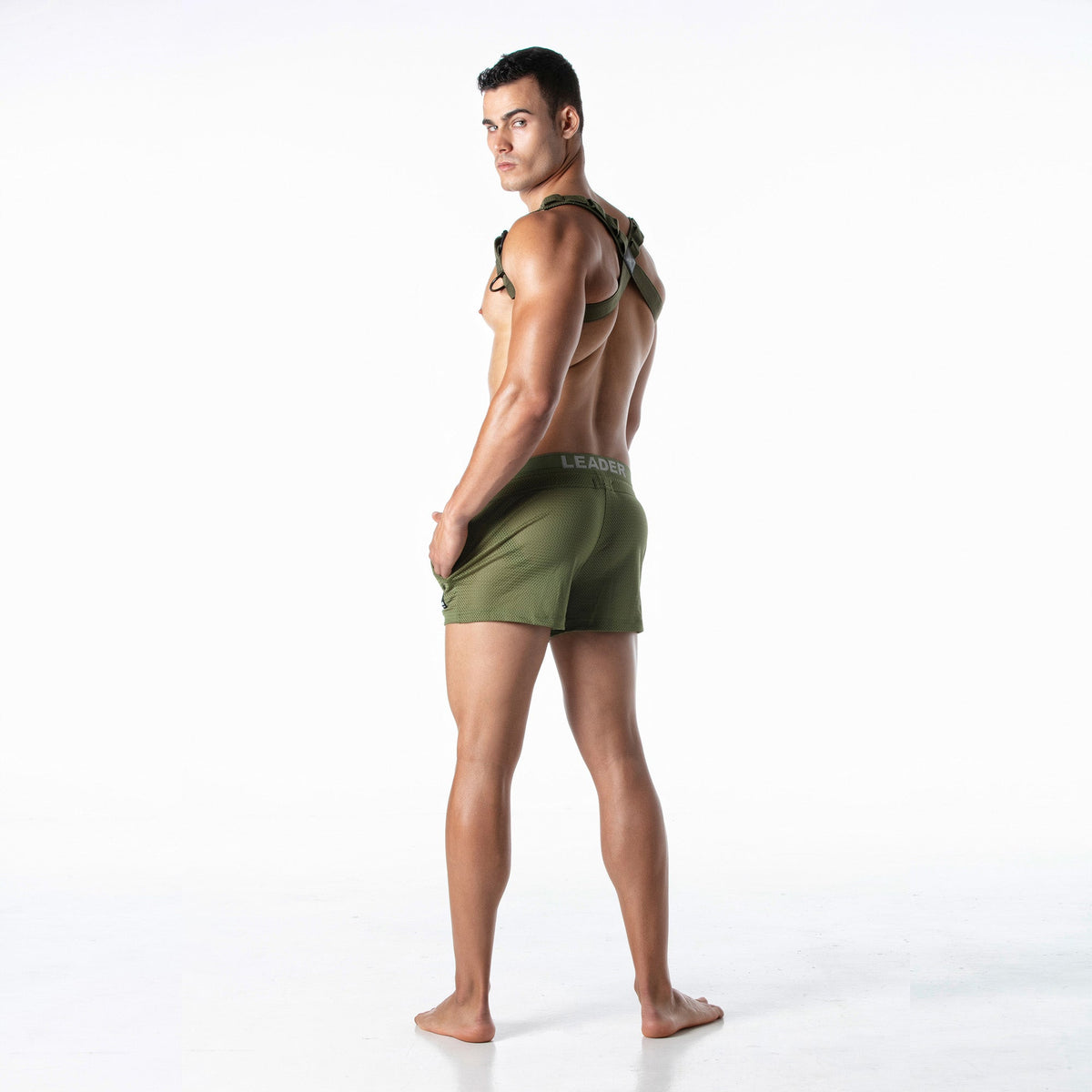 G.I. Booty Mesh-Shorts Khaki-4