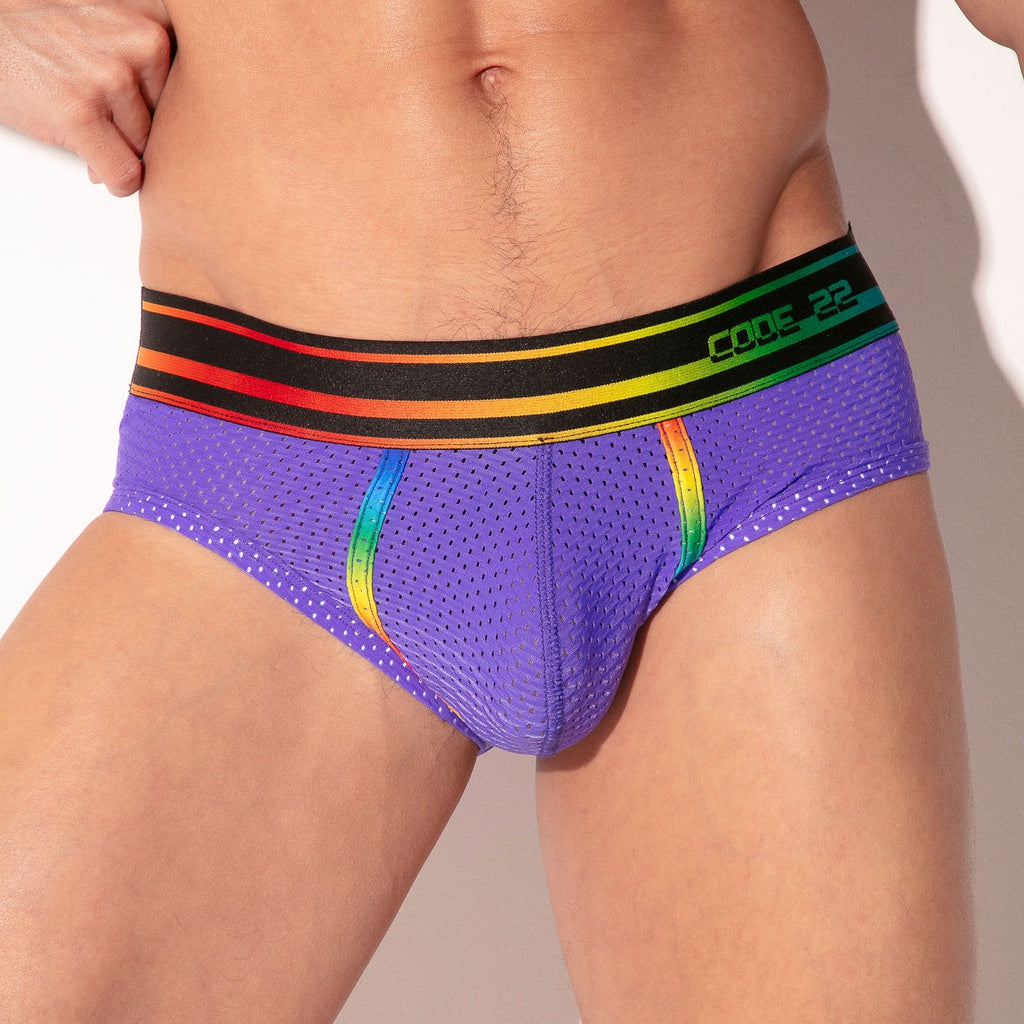 CODE 22 PRIDE MESH BRIEF 2121 - Briefs