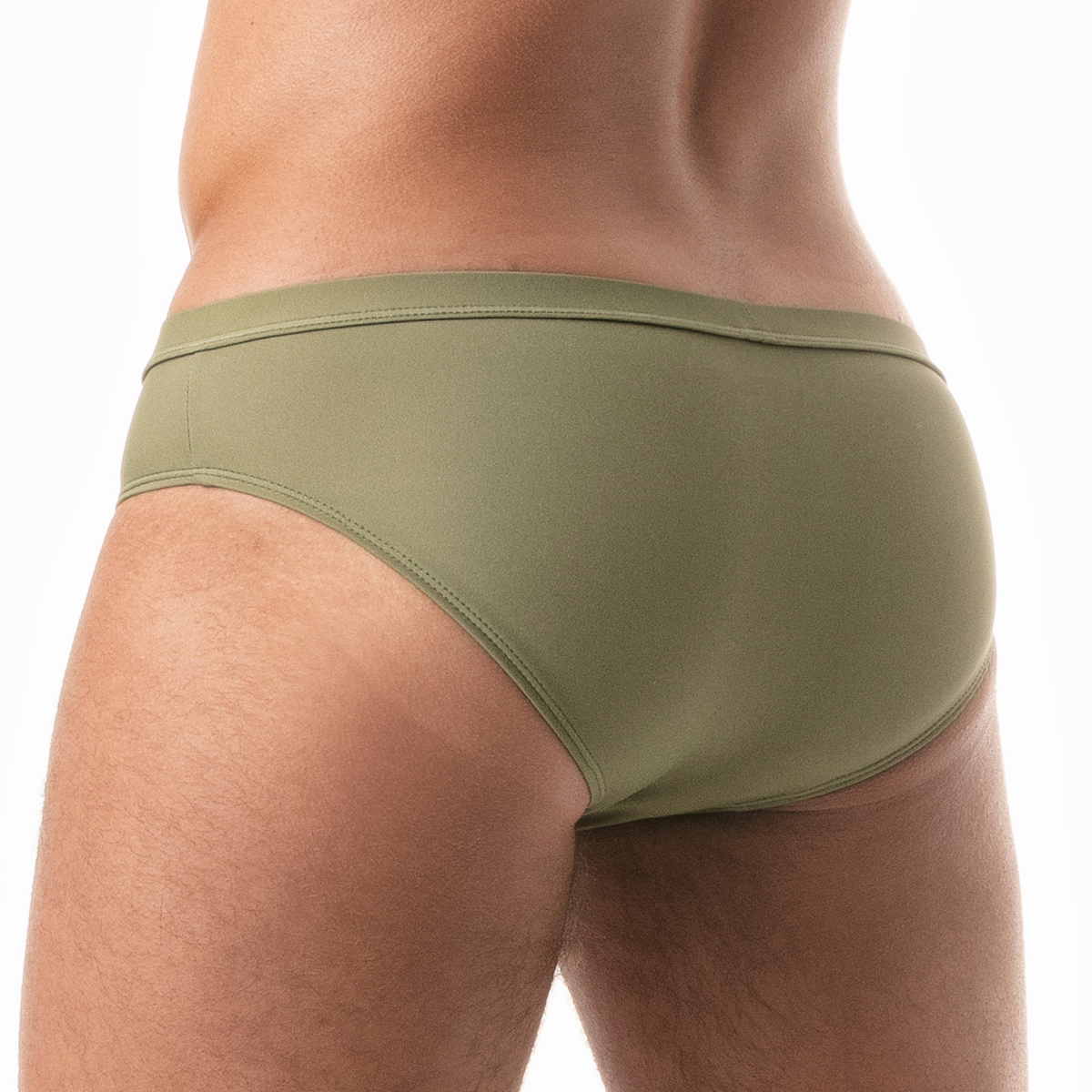 Klassischer Bikini von Swunderwear, Khaki-1