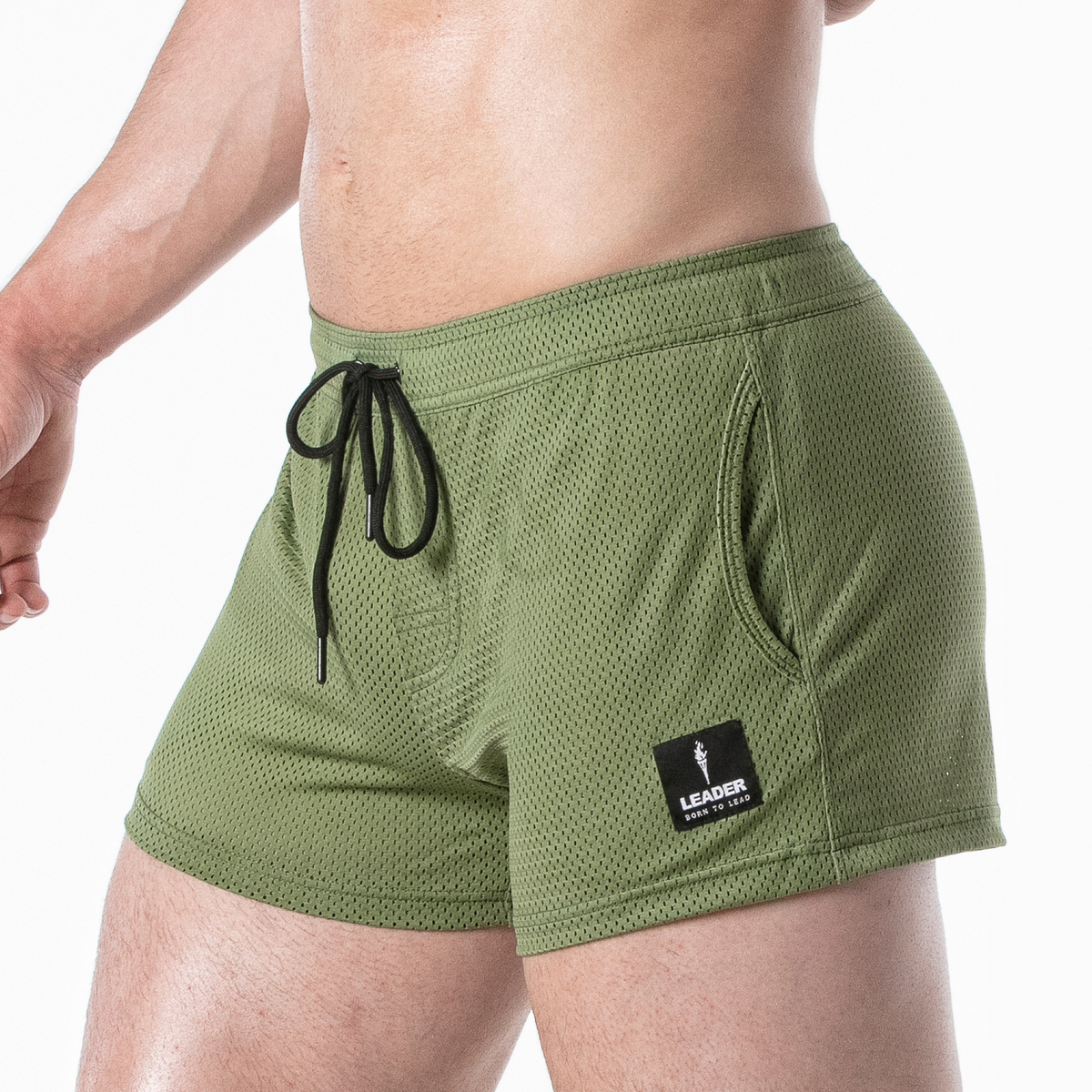 G.I. Booty Mesh-Shorts Khaki-0