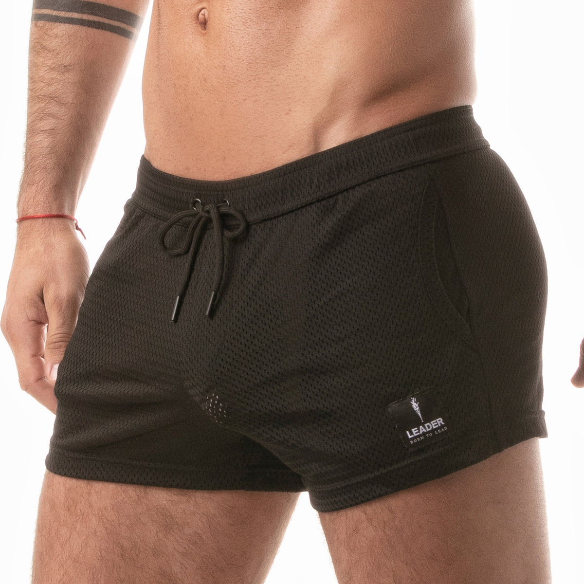 G.I. Booty Mesh-Shorts Schwarz-0