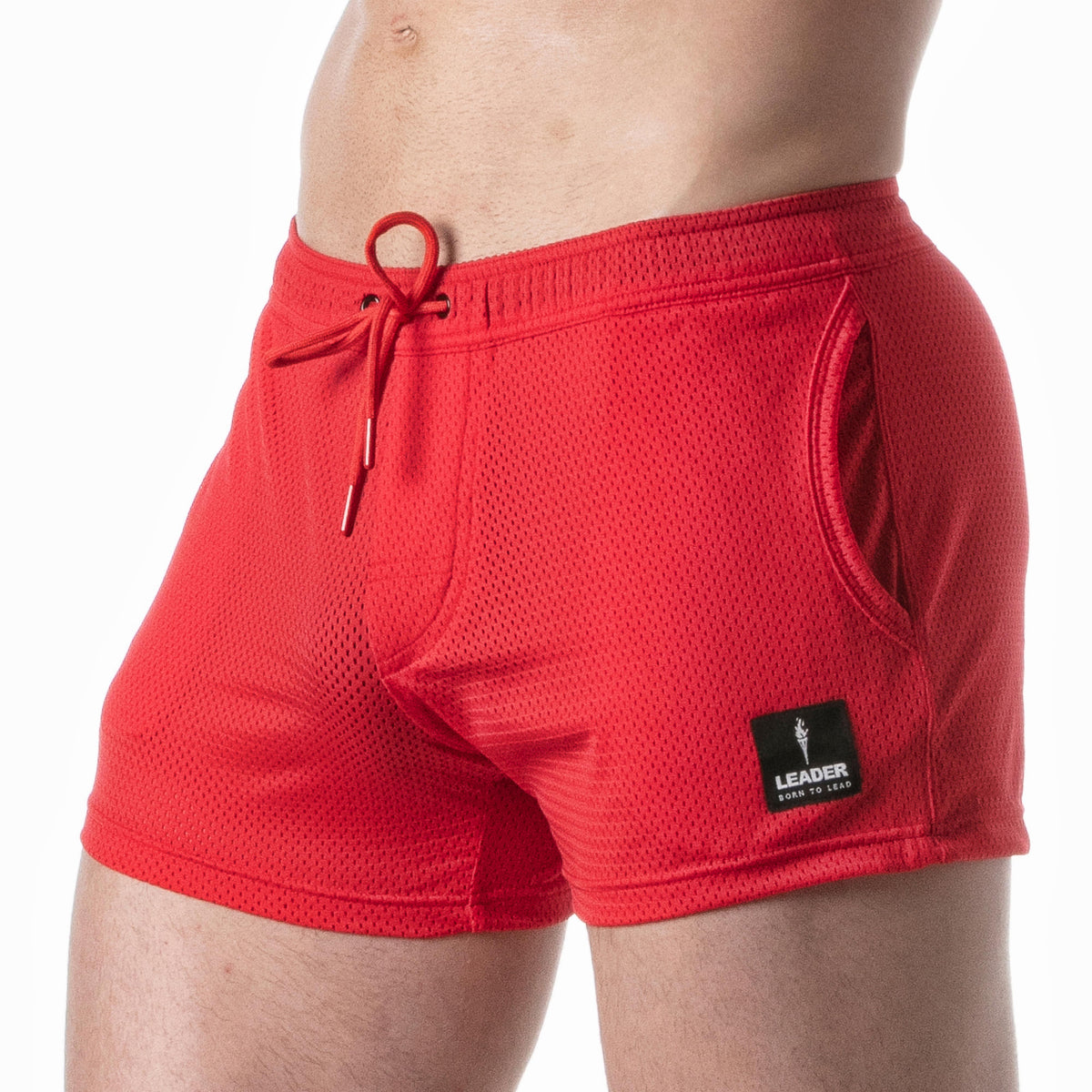 G.I. Booty Mesh-Shorts Rot-0