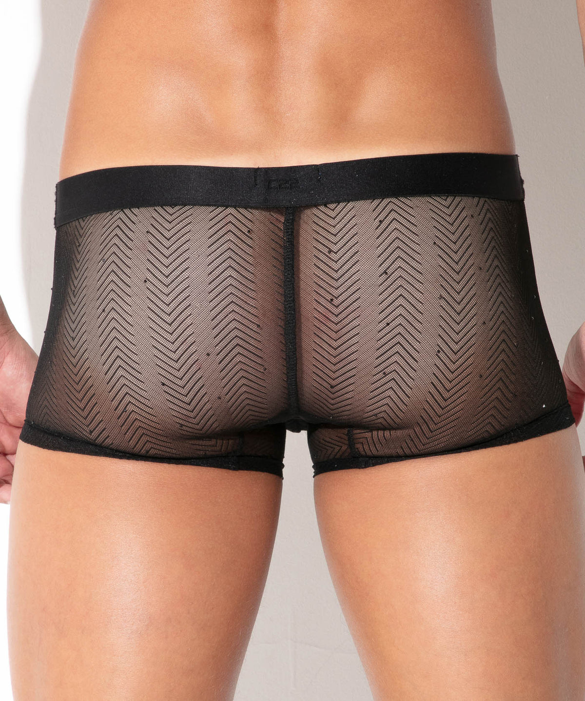 Rock Boxer aus Mesh mit Strass 2252 – Schwarz - Code 22 - Shop Deutschland Noodosz