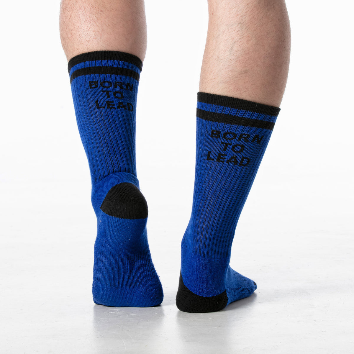 „Born To Lead“-Socken Blau-2