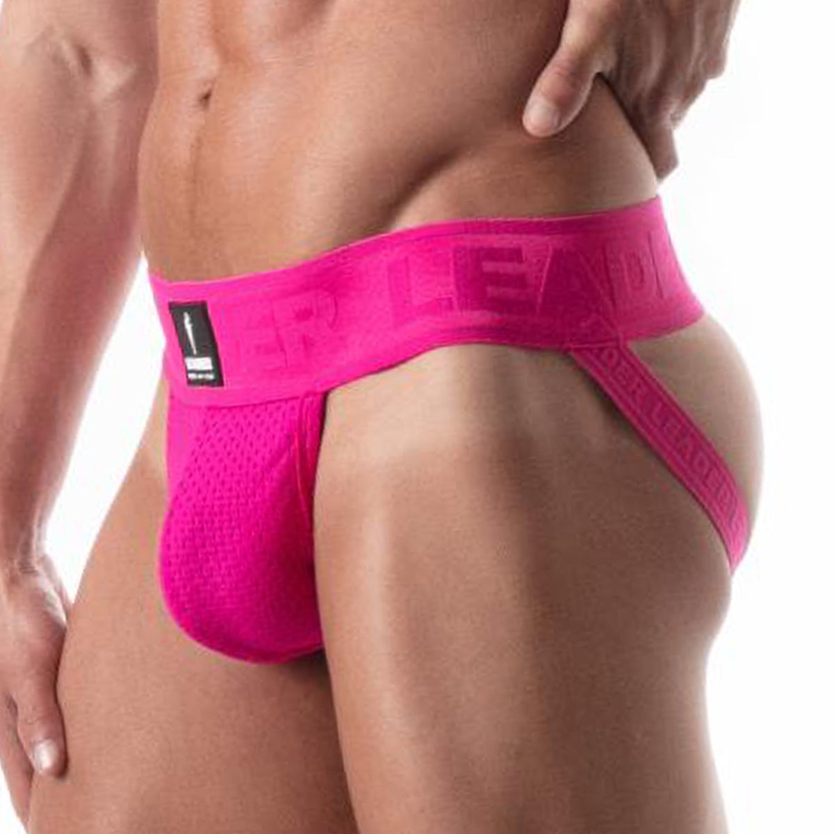 Sport-Jockstrap aus Mesh, fluoreszierendes Pink-0