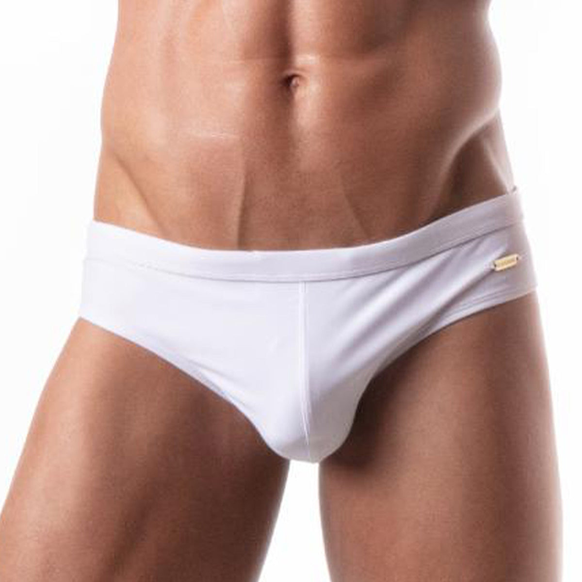 GRABBYS Badehose Weiß-1