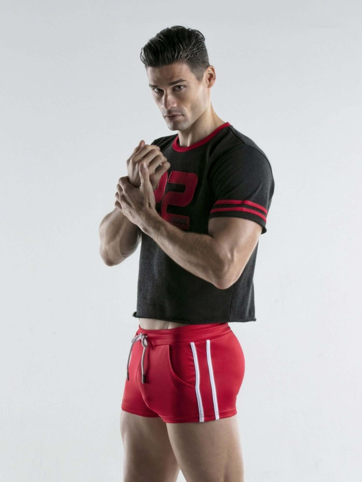 CODE 22 FULL CONTACT Crop Tank Top Code 22 Kleidung & Accessoires:Spezielle Anlässe:Erotik:Bondage Bekleidung nudosz.myshopify.com