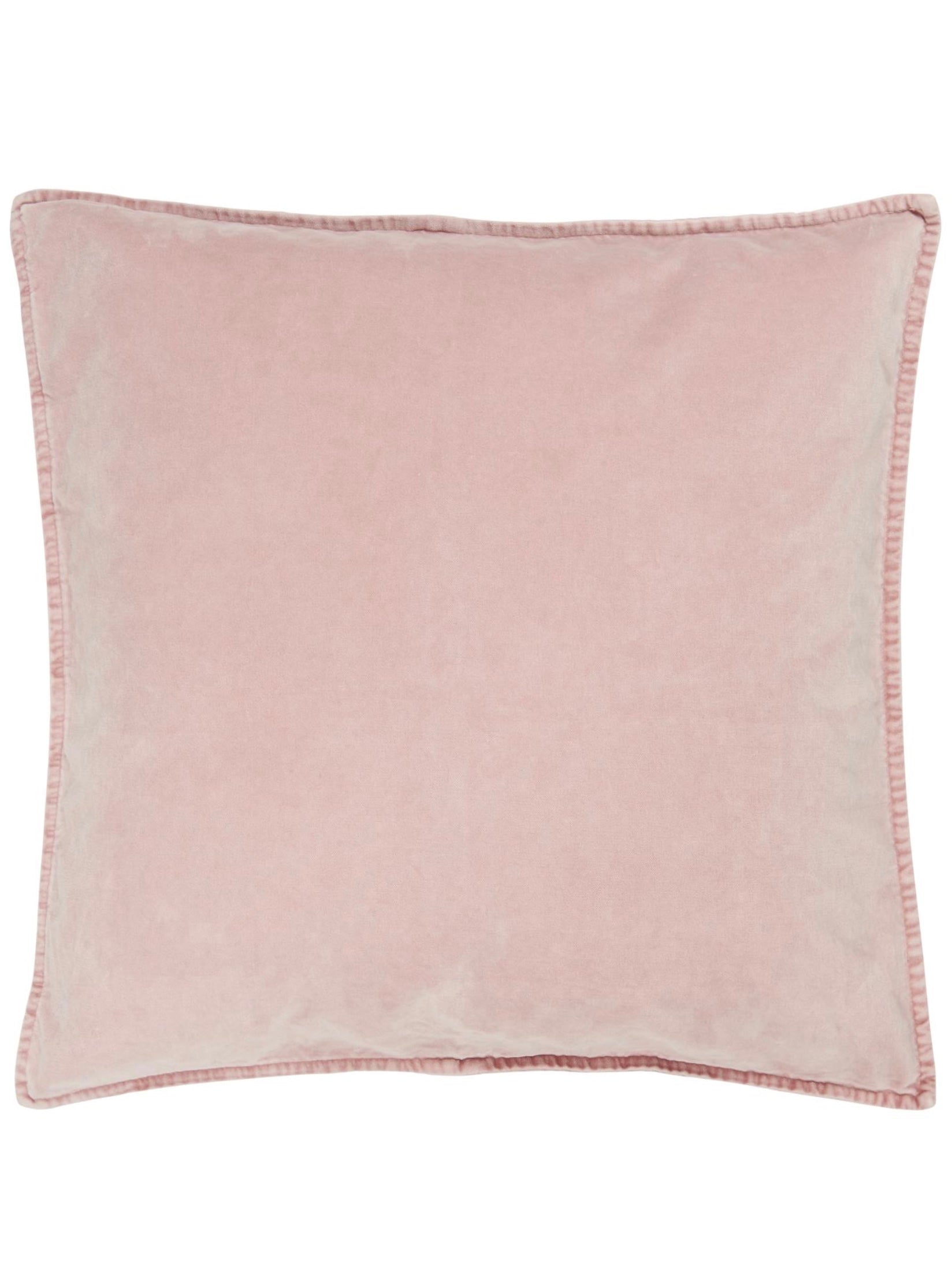 Dekokissen Velours Rose shadow 52x52cm