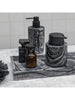 Seifenspender MARBLE schwarz/grau