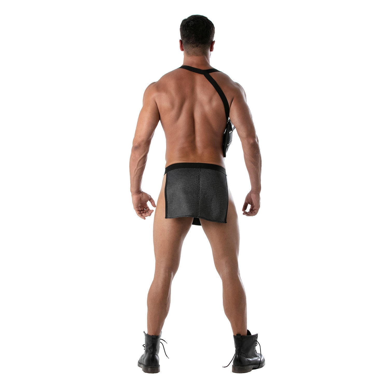 3D - Taillenschürze Schwarz/Grau - TOF Paris - Shop Deutschland Noodosz