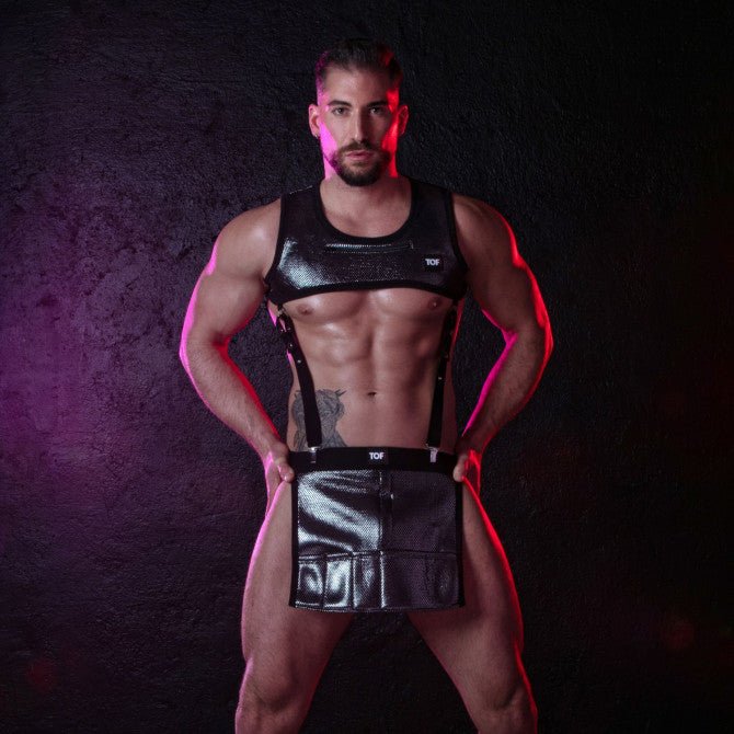 3D Waist Apron Silver - noodosz - TOF Paris - 