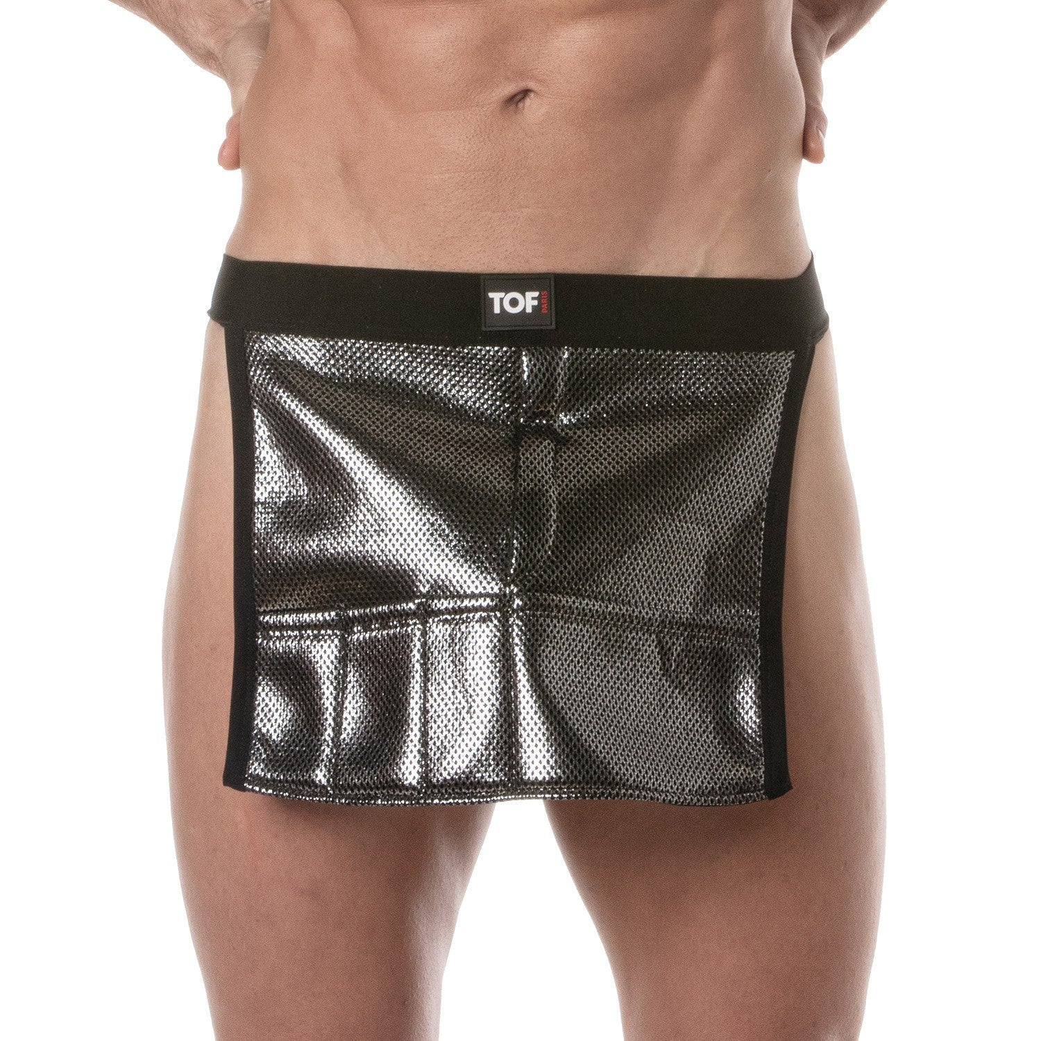 3D-Taillenschürze Silber