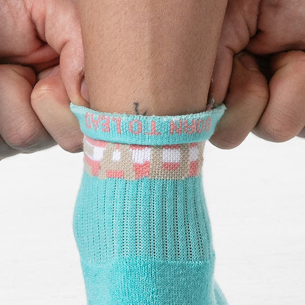 Trans-Pride-Söckchen, blau – 3