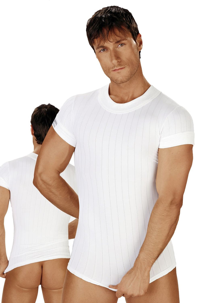 EROS VENEZIANI 7279 - Men's Undershirt Tank Top Vegan Leather 