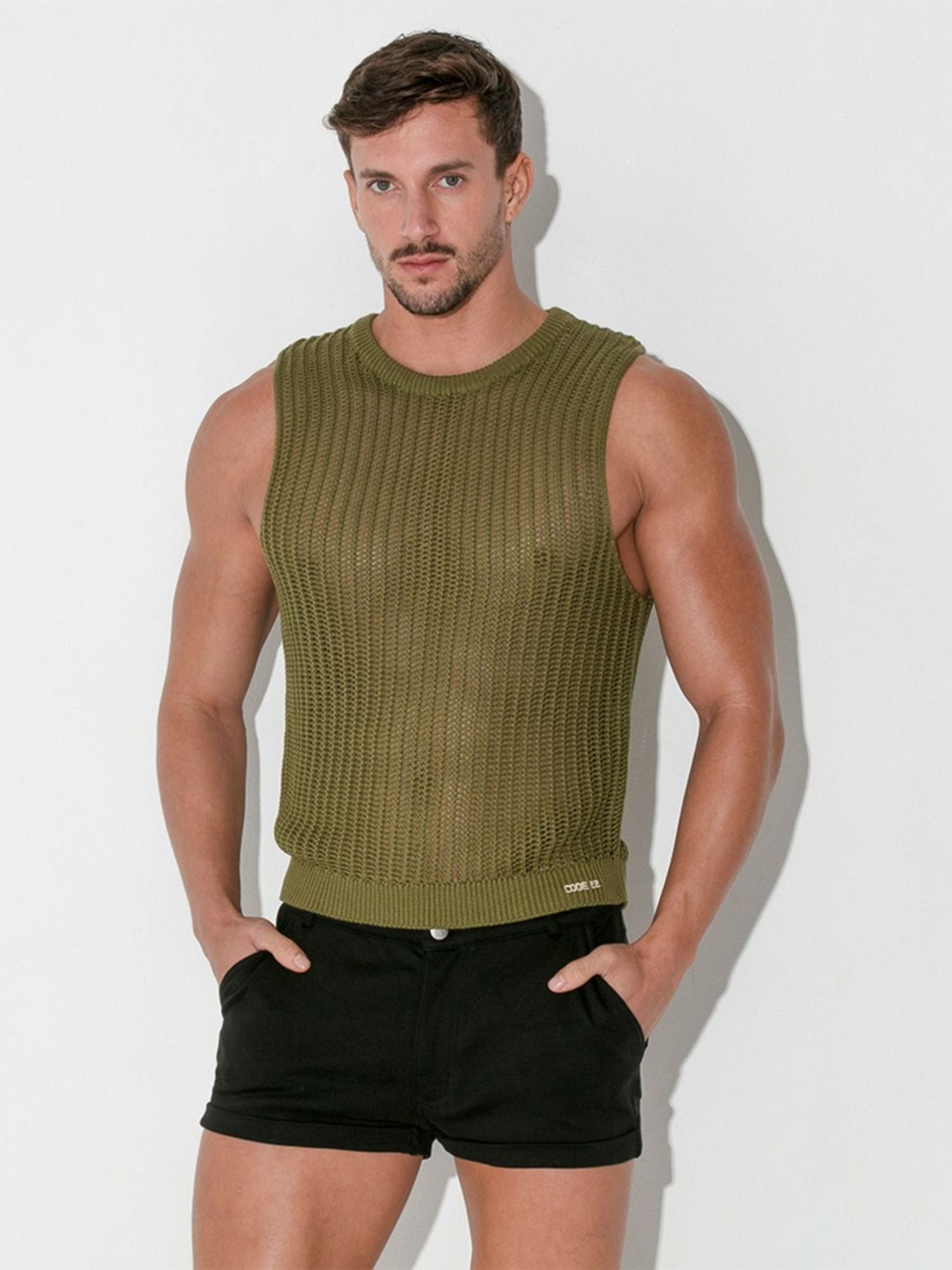 CODE 22 KNITTED TANKTOP, ärmelloses Strickshirt - 7000