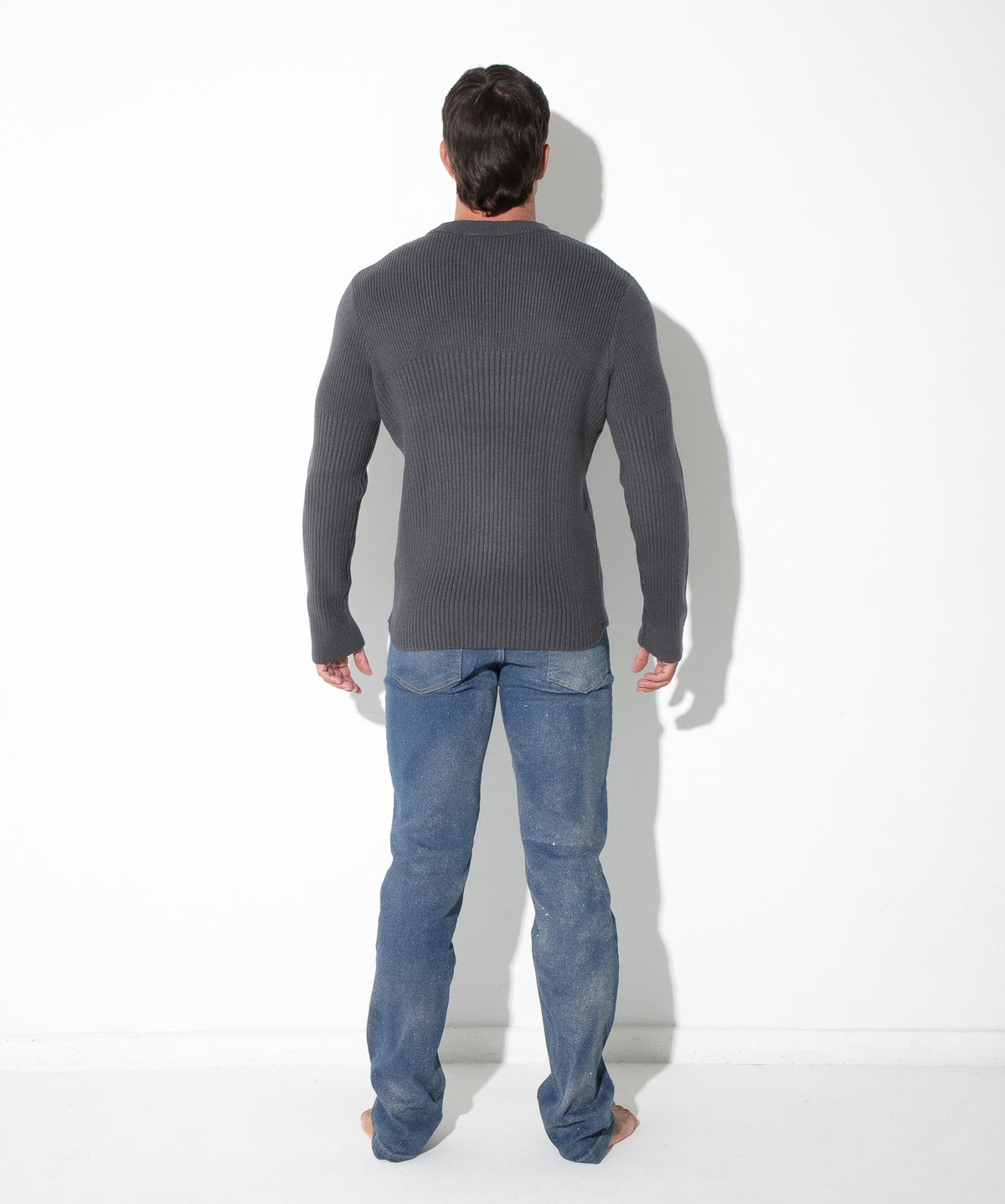 CODE 22 Rippstrick-Pullover mit Rundhals 7021 – Ribbed Sweater - Code 22 - Shop Deutschland Noodosz