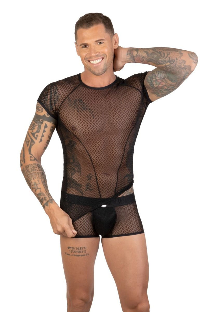 EROS VENEZIANI 7368 Men's Mesh Undershirt - Tank Top Muscle Shirt 