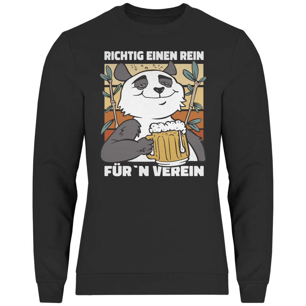 Herren Sweatshirt Richtig einen rein