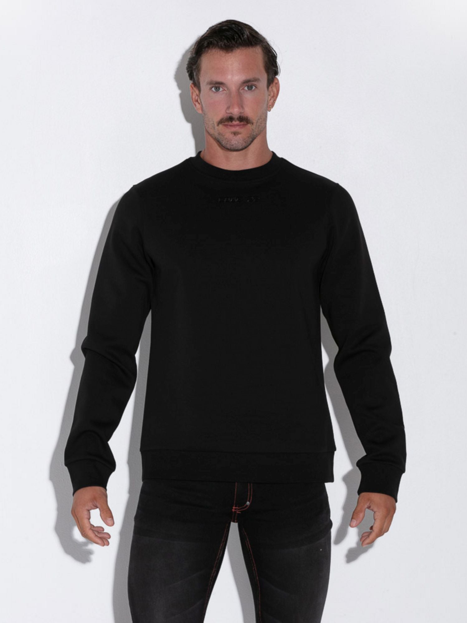 CODE 22 Essential Herren Sweater 9745, Sweatshirt Langarm T-Shirt