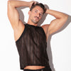 CODE 22 Openwork Jacquard Tank Top - 9627 