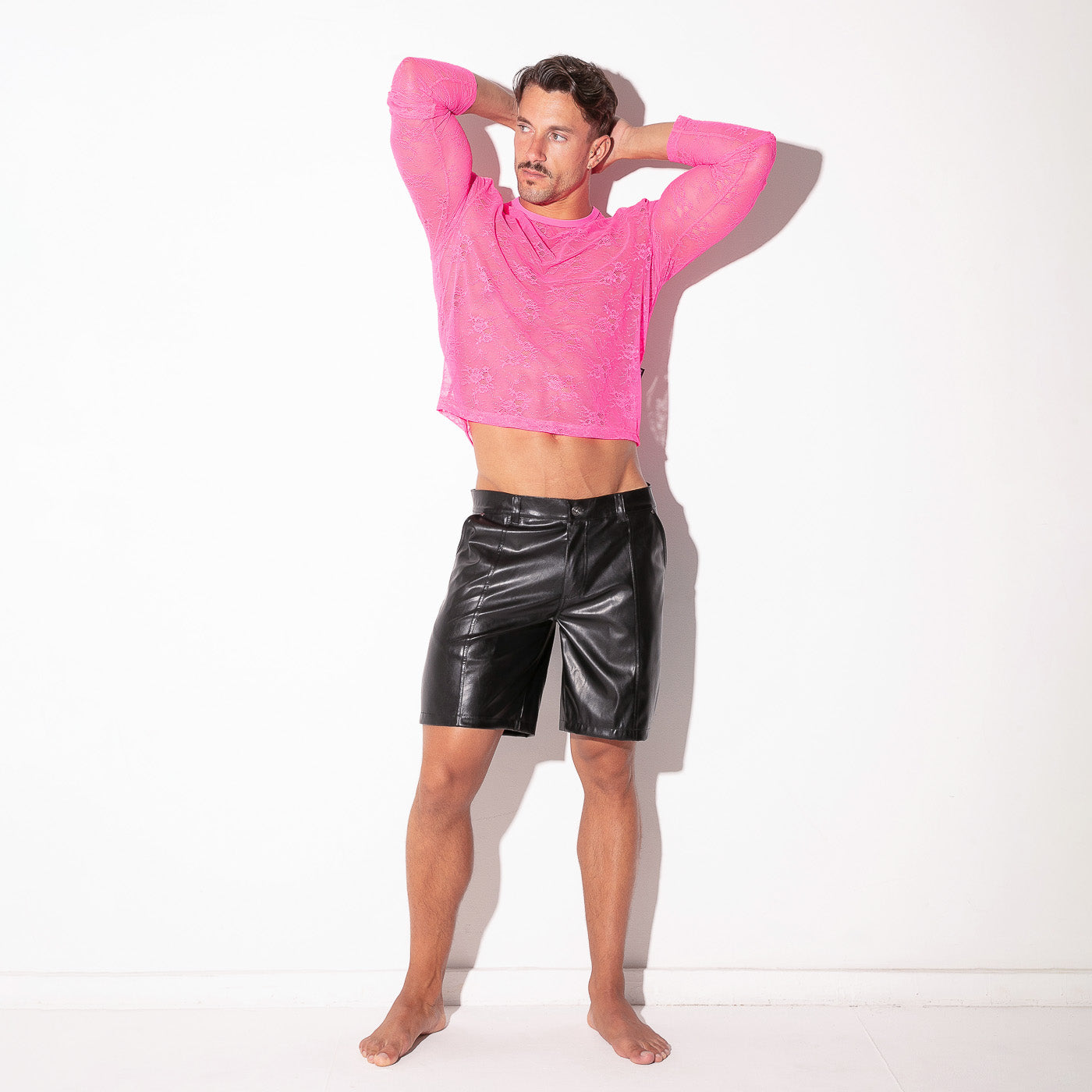 CODE 22 SHEER STRIPE TANKTOP 9632, sleeveless T-shirt