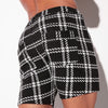 Code 22 - CAMERON PLAID SHORT 9792, short chino trousers in a check pattern