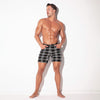 Code 22 - CAMERON PLAID SHORT 9792, short chino trousers in a check pattern