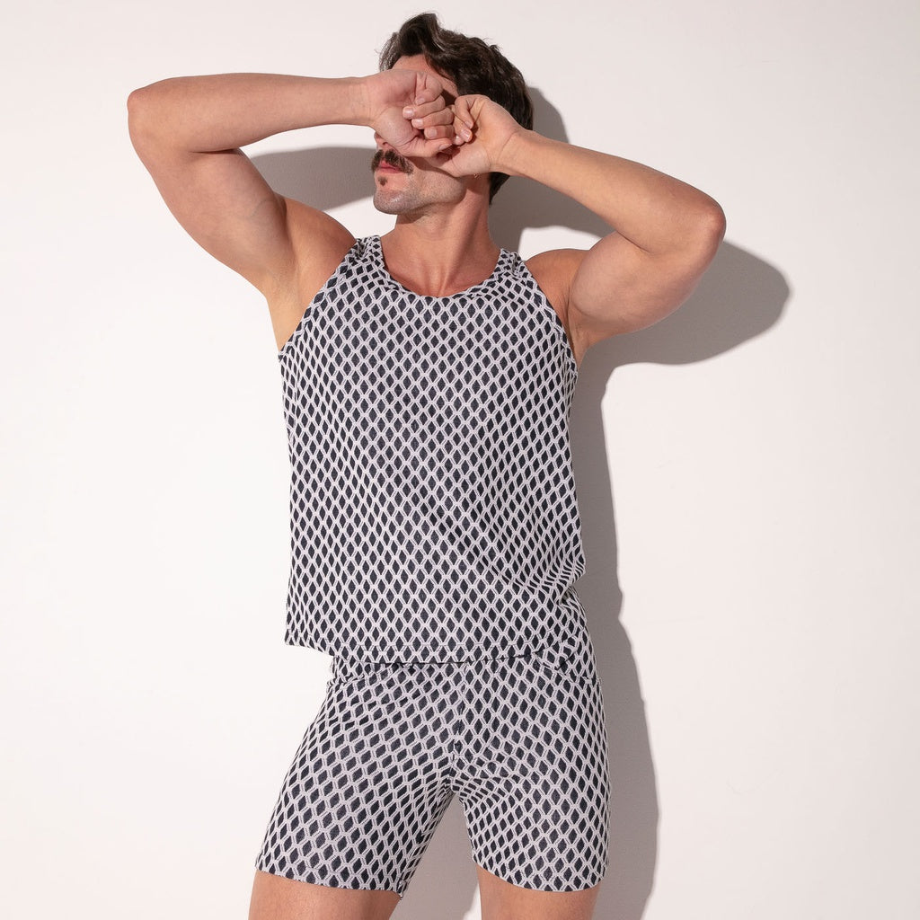 CODE 22 KNITTED TANKTOP, sleeveless knitted shirt - 7002 